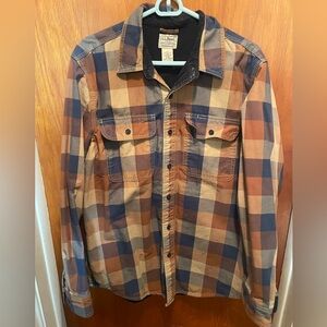 Hurricane lined shirt by ll bean
